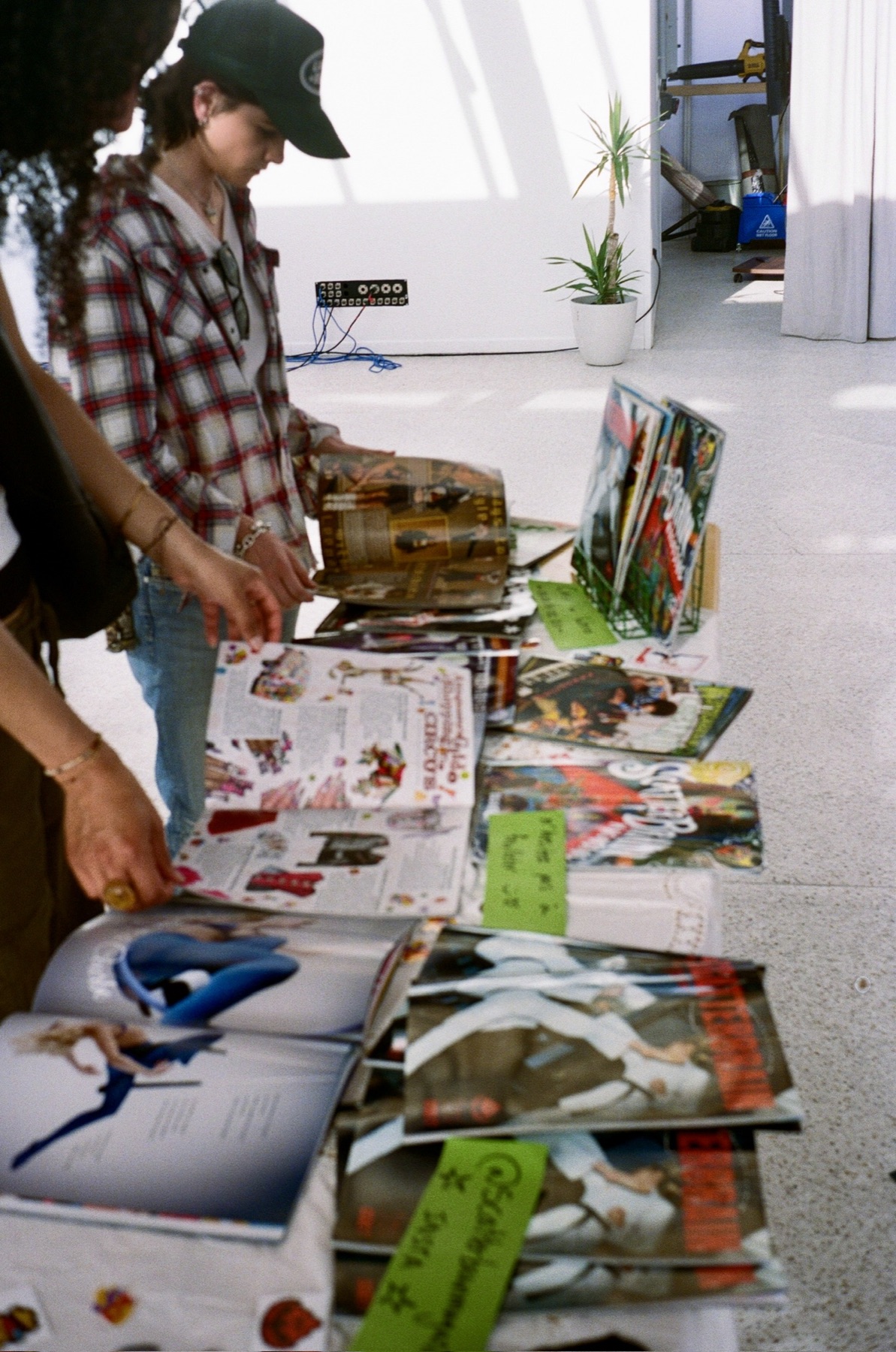 Scatterbrain Magazine table at the DutyFrip Rooftop Flea Market